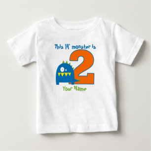 T-shirt Pour Bébé Chemise personnalisée 2ème par anniversaire de