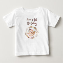 Chemise personnalisée pour le 1er anniversaire | N