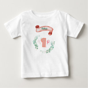 T-shirt Pour Bébé Chemise personnalisée pour le premier anniversaire