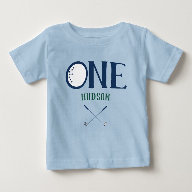 T-shirt Pour Bébé Chemise personnalisée pour le premier anniversaire (Devant)