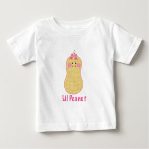 T-shirt Pour Bébé Chemise petite arachide rose mignonne