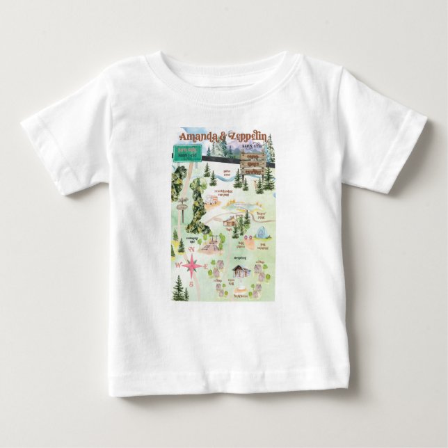 T-shirt Pour Bébé chemise pour bébé (Devant)