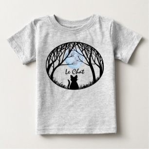 T-shirt Pour Bébé Chemise pour bébé amateur de chat personnalisable 