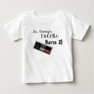T-shirt Pour Bébé Chemise préférée du joueur 2 du papa