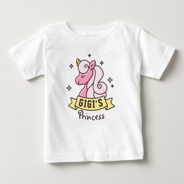 T-shirt Pour Bébé Chemise princesse fille de Gigi (Devant)
