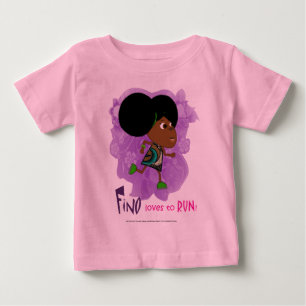 T-shirt Pour Bébé Chemise rose Fino Run