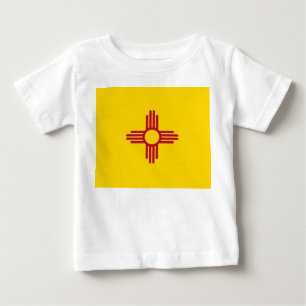 T-shirt Pour Bébé Chemise T bébé avec drapeau du Nouveau-Mexique