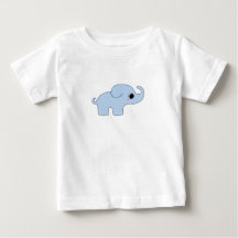 Chemise T-shirt Bébé Eléphant mignon