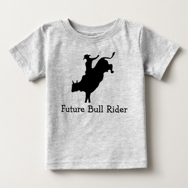T-shirt Pour Bébé Chemise Toddler Future Bull Rider Long Sleeve T (Devant)