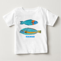 Chemise tropicale de poissons d'Hawaï