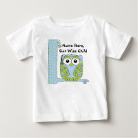 Chemise verte/Bébé passover "L'Enfant Sage"