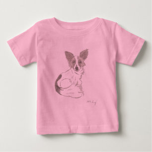 T-shirt Pour Bébé Chemises à croquis Papillon