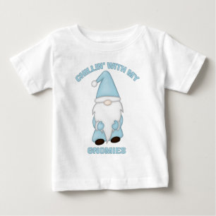 T-shirt Pour Bébé Chemises à punaises « Chillin avec mes Gnomies »