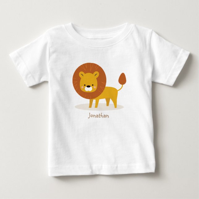 T-shirt Pour Bébé Chemises bébé lion garçon (Devant)