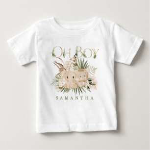 T-shirt Pour Bébé Chemises bébé safari personnalisées