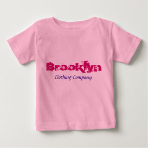 T-shirt Pour Bébé Chemises de bébé de Brooklyn Name Clothing Company