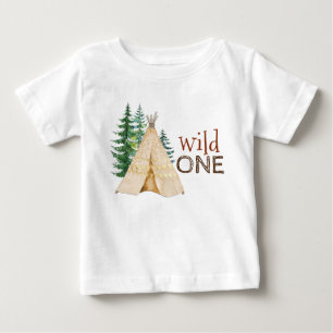 T-shirt Pour Bébé Chemises de premier anniversaire de bébé Wild One