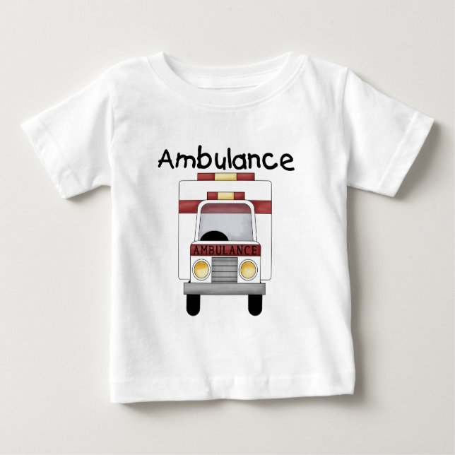 T-shirt Pour Bébé Chemises et cadeaux d'ambulance (Devant)