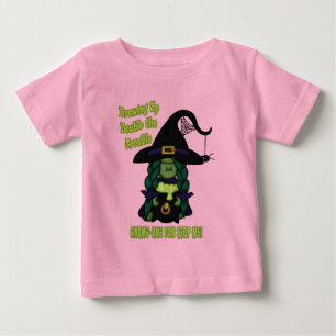 T-shirt Pour Bébé Chemises Gnome-O-Ween Sorcière Araignée Pun