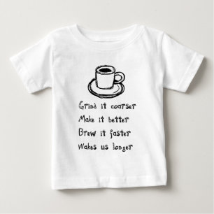 T-shirt Pour Bébé Chemises pour bébé Punk Café