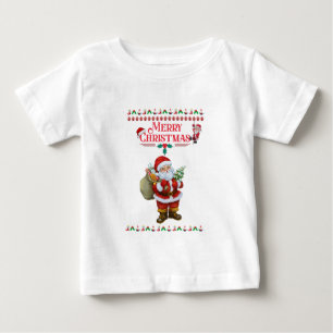 T-shirt Pour Bébé Cher père Noël   Mariage Noël 2024