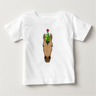 T-shirt Pour Bébé Cheval avec casquette de fête