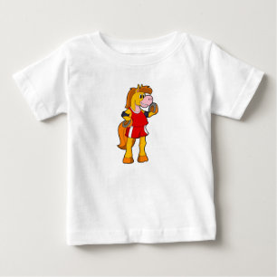 T-shirt Pour Bébé Cheval comme coureur