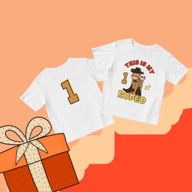 T-shirt Pour Bébé Cheval de Cowboy (Créateur téléchargé)