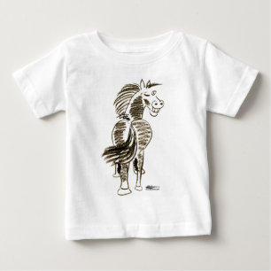 T-shirt Pour Bébé Cheval En Voie Bonne Chance !