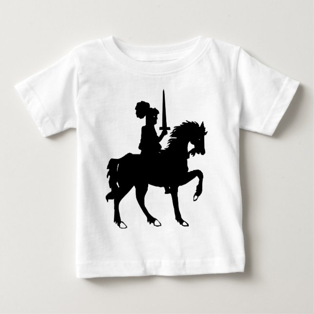 T-shirt Pour Bébé Chevalier héraldique (Devant)
