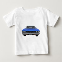 Chevelle 1969 solides solubles : Finition bleue