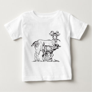 T-shirt Pour Bébé Chèvre et enfant