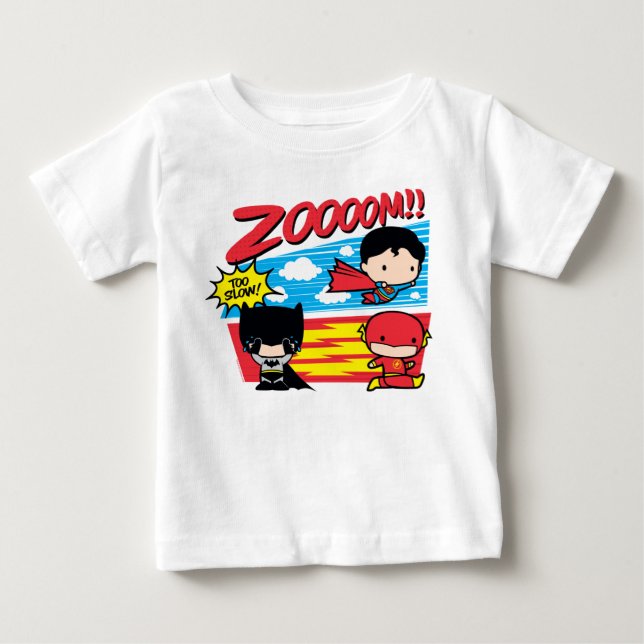 T-shirt Pour Bébé Chibi Batman Trop Lent ! (Devant)