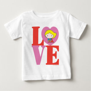 T-shirt Pour Bébé Chibi Supergirl LOVE