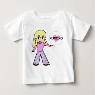 T-shirt Pour Bébé Chibi Valentine