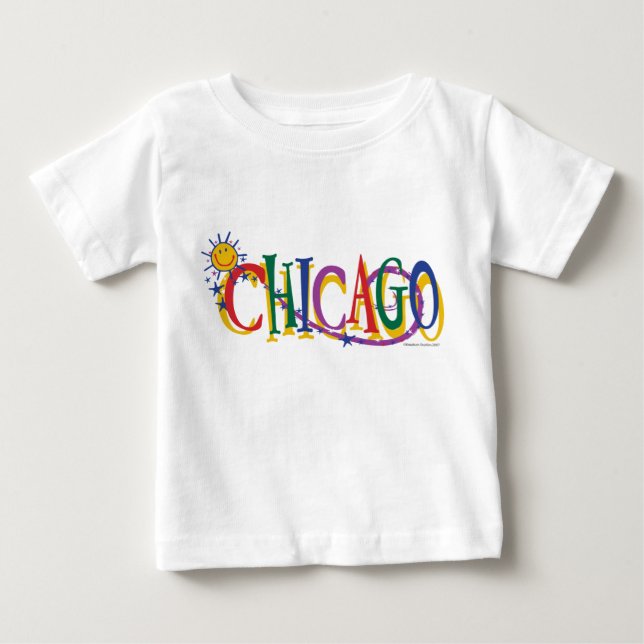 T-shirt Pour Bébé Chicago-With-SU—KIDS (Devant)