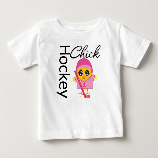 T-shirt Pour Bébé Chick de hockey (Devant)
