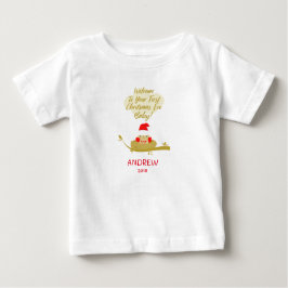 T-shirt Pour Bébé Chick in Nest First Carte de voeux