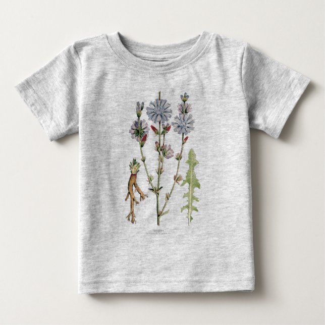 T-shirt Pour Bébé Chicorée (Devant)