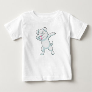 T-shirt Pour Bébé Chien à Hip hop Dance Dab