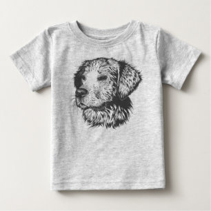 T-shirt Pour Bébé chien animal domestique chien levrette animal.