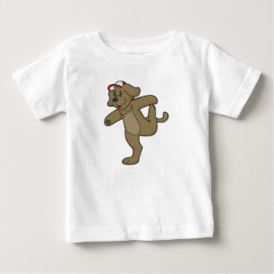 T-shirt Pour Bébé Chien au Yoga Fitness