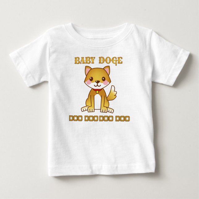 T-shirt Pour Bébé Chien bébé pièce Doo Doo (Devant)