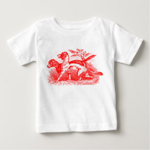 T-shirt Pour Bébé Chiens vintages
