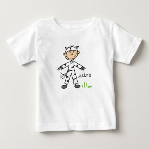 T-shirt Pour Bébé Chiffre de bâton dans la chemise de costume de