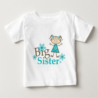 T-shirt Pour Bébé Chiffre de la grande bâche soeur