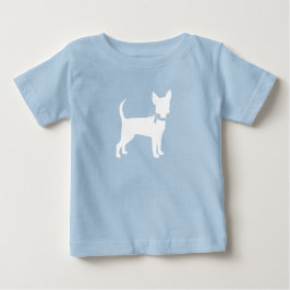 T-shirt Pour Bébé Chihuahua Chien Baby shower Blue Boy