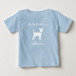 T-shirt Pour Bébé Chihuahua Chien Baby shower Blue Boy