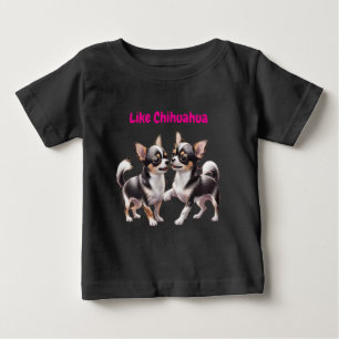 T-shirt Pour Bébé Chihuahua chiots drôles
