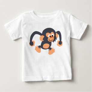 T-Shirt pour bébé Chimpanzé Bouncy Cute